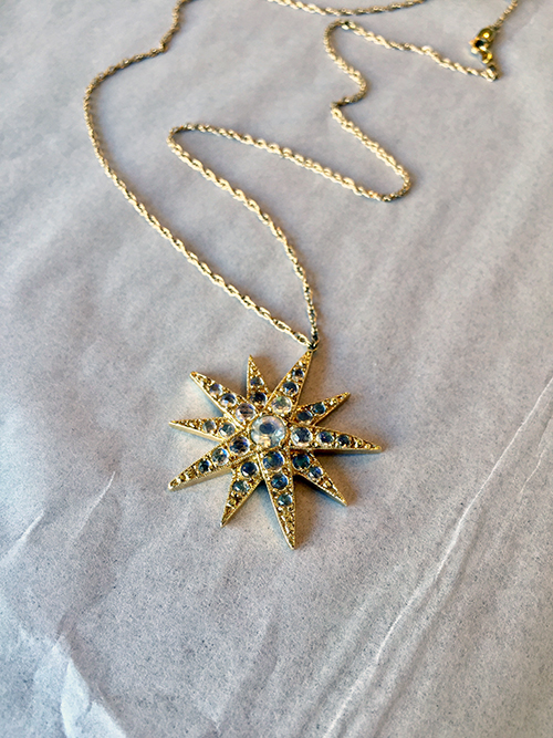 George Lifestyle jewelry gold star necklace